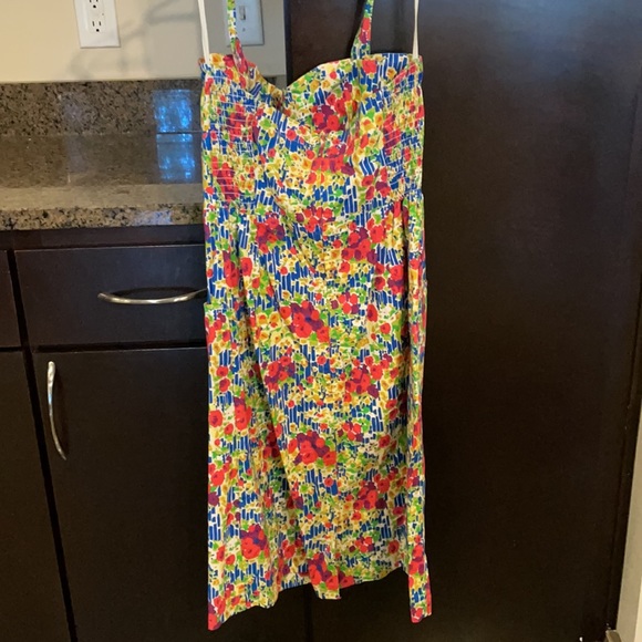 Anthropologie Girls From Savoy Garden Party Halter Dress - Picture 6 of 9